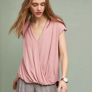 Anthropologie Saturday Sunday Clarissa Wrap Top